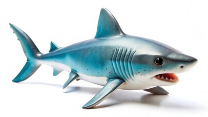 Naklejka premium Great White Shark Toy Model