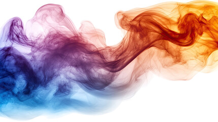 Abstract Colorful Smoke: A vibrant, dynamic swirl of multicolored smoke, ranging from deep blues and purples to fiery oranges and reds, creates a captivating abstract design. Perfect for backgrounds.