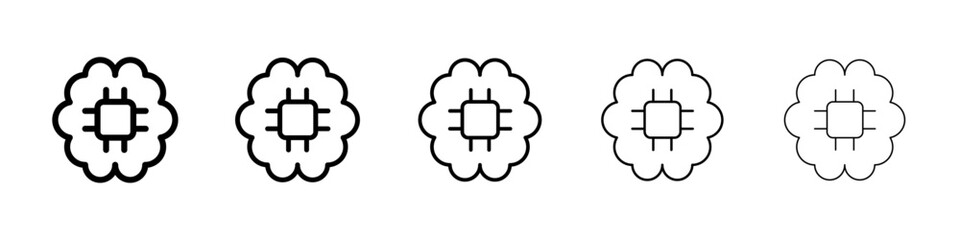 Flower icon Vector logo sign