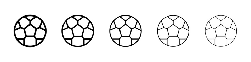 Fototapeta premium Football icon Vector logo sign