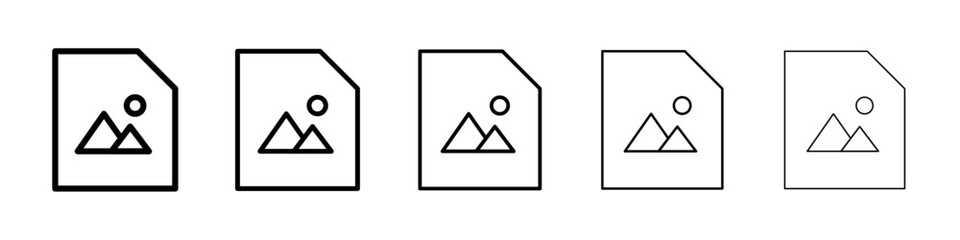 Image document icon Vector logo sign