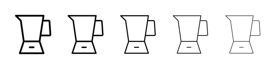 Juicer machine icon Vector logo sign