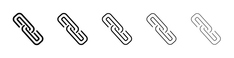 Fototapeta premium Link icon Vector logo sign