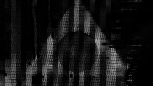 vj loop black and white pixel modern minimal dj background visual	
