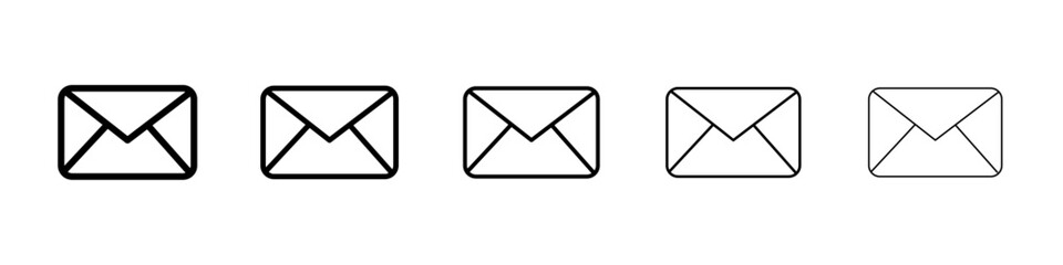 Mail icon Vector logo sign