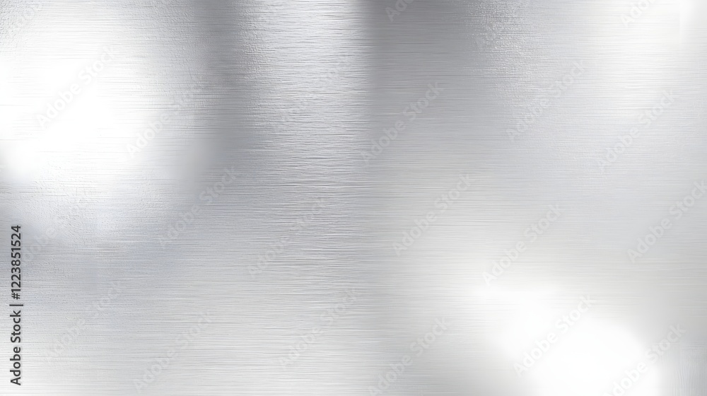Poster Minimalist silver backdrop featuring delicate grain textures and light reflection effects perfect for contemporary design projects product photography branding and digital presentations