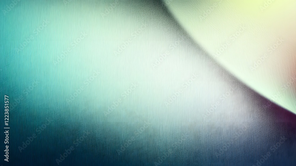 Aufkleber Stylish Turquoise Green Gradient with Subtle Grain Effect and Gentle Light Leaks   A vibrant and contemporary background for various creative uses such as branding web design packaging and more