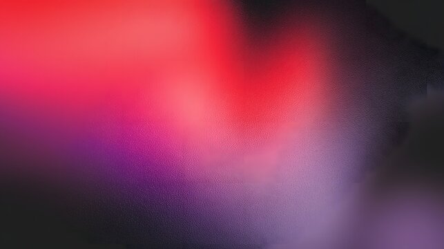 Vibrant abstract gradient with a soft blend of magenta red and blue colors enhanced with a fine grain effect and a glowing aesthetic creating a dynamic and modern digital art background for banners