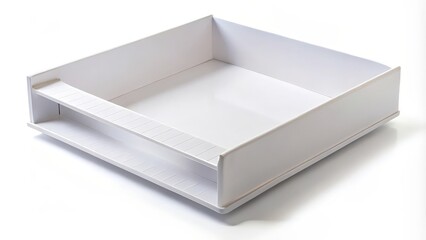 Obraz premium White Cardboard Box with Drawer