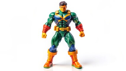 Action Figure Superhero Toy Collectible Green Costume