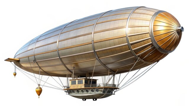 Dirigible Airship Illustration