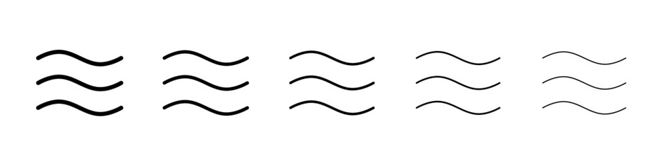 Ripple icon Vector logo sign