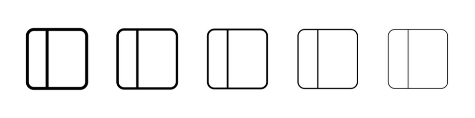 Slidebar icon Vector logo sign