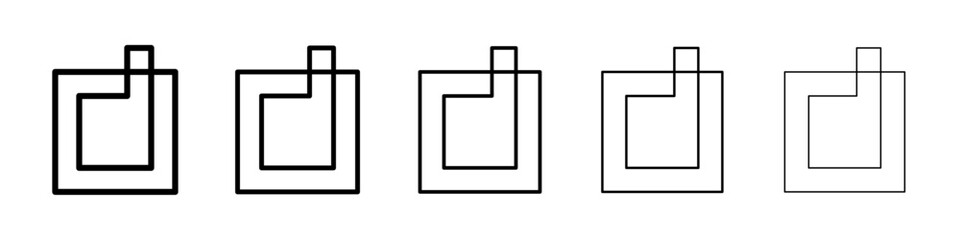 Structure icon Vector logo sign