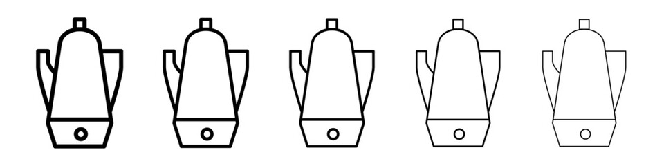 Tea maker icon Vector logo sign