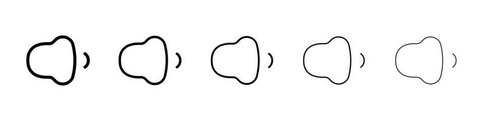 Volume icon Vector logo sign