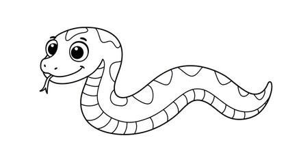Fototapeta premium Coloring Page Simple Illustrations for Kids Books/Coloring Books.
