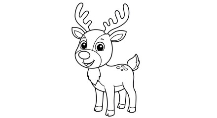 Coloring Page Simple Illustrations for Kids Books/Coloring Books.