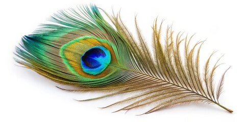 Obraz premium Peacock Feather Close-up