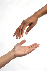 close up of a human hand