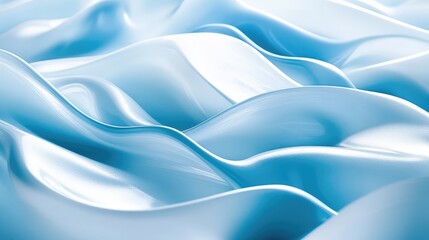 Obraz premium A dynamic pattern of vibrant blue smoke swirling and dancing in the air, highlighted by a soft glow.