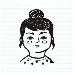 people avatar sketch design illustration hand drawn