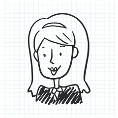 people avatar sketch design illustration hand drawn