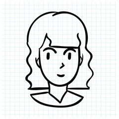 people avatar sketch design illustration hand drawn