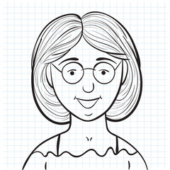 people avatar sketch design illustration hand drawn