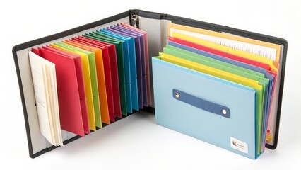 Colorful Expanding File Portfolio