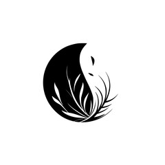 Fototapeta premium Yin and Yang: A Symbol of Balance and Harmony in Nature. Find your inner peace with this serene and symbolic artwork. Perfect for meditation and mindfulness practices.