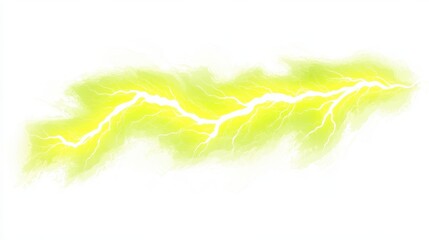 Abstract Yellow Lightning Bolt Energy Crack Texture Background Design