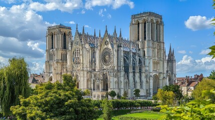 Obraz premium Magnificent Notre-Dame Cathedral of Amiens, France