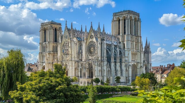 Magnificent Notre-Dame Cathedral of Amiens, France