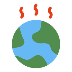 global warming icon