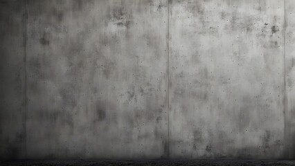 Fototapeta premium High-resolution image of a textured, grey concrete wall with subtle shadows and small holes, ideal for backgrounds and design projects.