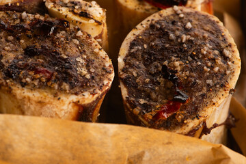 Homemade Roasted Beef Bone Marrow
