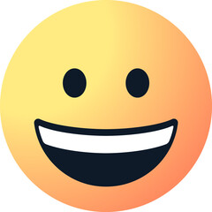 smiling face emoji. happy smile emoticon | grinning face with open mouth