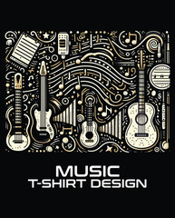 Obraz premium Music Vector Logo Design