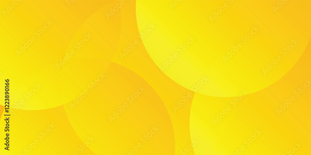 Sticker bright orange geometric lines pattern. modern yellow design abstract background
