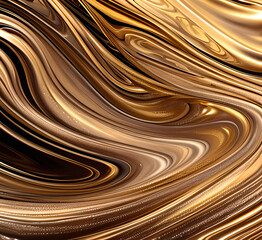 Luxurious golden background with satin drapes. illustration, rendering. Abstract Modern Business Background Wallpaper background golden.generative ai