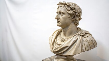 Obraz premium Classical Roman Bust Sculpture