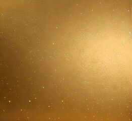  Golden Christmas particles against dark background with copy space.generative ai