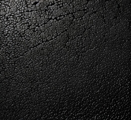 Fototapeta premium Grunge blacq backgground with kraft paper texture. Realistic vector illustration bg of dark rugn cardboard or stone with grain surfacing. Abstract.generative ai