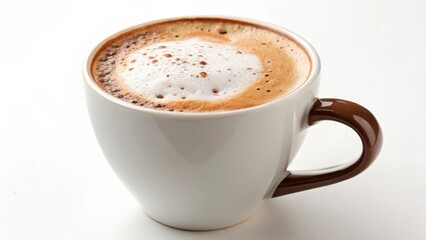Cappuccino in White Cup
