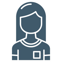 Obraz premium Girl Icon Element For Design