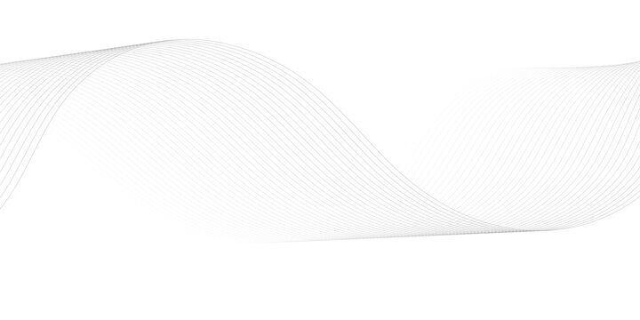 "Abstract wave element for design. Digital frequency track equalizer. Stylized line art background. Vector illustration. Wave with lines created using blend tool."