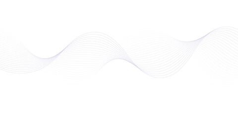"Abstract wave element for design. Digital frequency track equalizer. Stylized line art background. Vector illustration. Wave with lines created using blend tool."