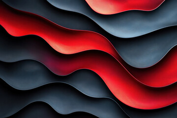Red and black abstract background with swirling patterns resembling flames. Warm and intense colors create a sense of movement and energy in the design.