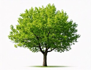 Obraz premium Cutout tree for use as a raw material for editing work. isolated beautiful